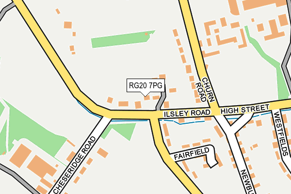 RG20 7PG map - OS OpenMap – Local (Ordnance Survey)