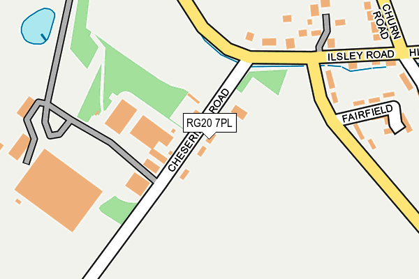 RG20 7PL map - OS OpenMap – Local (Ordnance Survey)