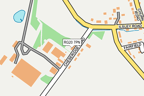 RG20 7PN map - OS OpenMap – Local (Ordnance Survey)