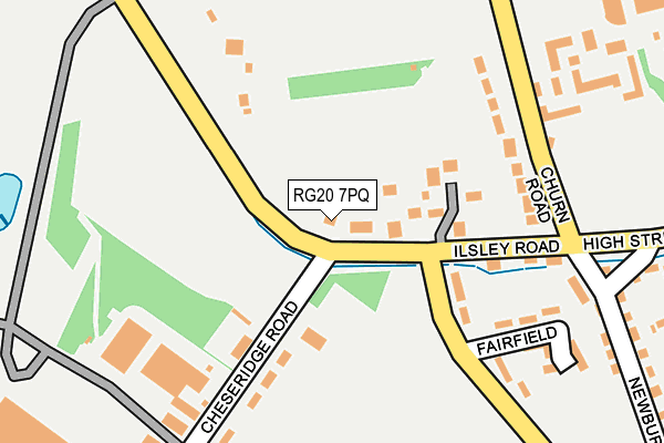 RG20 7PQ map - OS OpenMap – Local (Ordnance Survey)