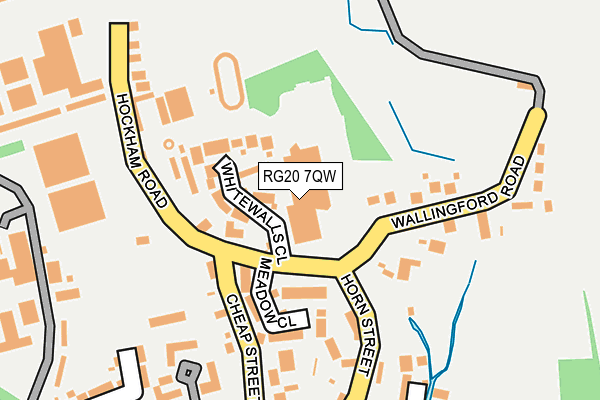RG20 7QW map - OS OpenMap – Local (Ordnance Survey)