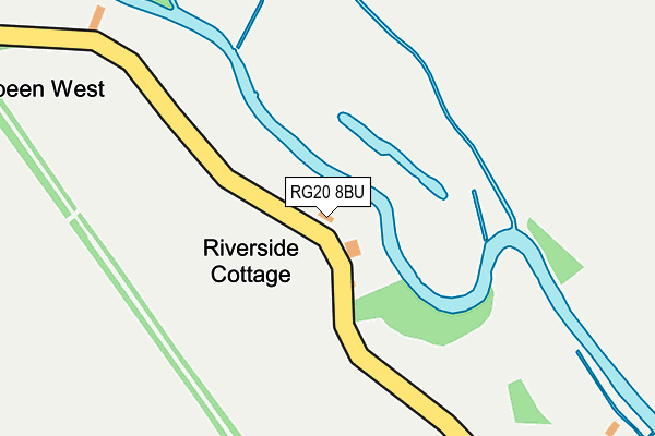 RG20 8BU map - OS OpenMap – Local (Ordnance Survey)