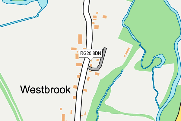 RG20 8DN map - OS OpenMap – Local (Ordnance Survey)