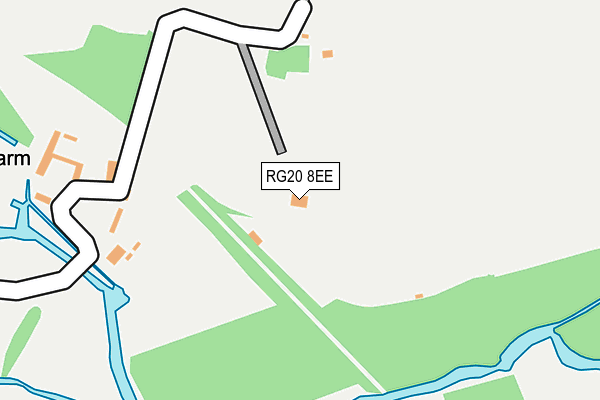 RG20 8EE map - OS OpenMap – Local (Ordnance Survey)