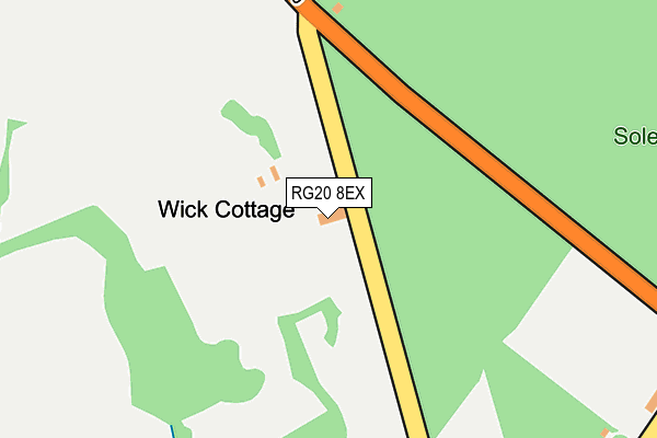 RG20 8EX map - OS OpenMap – Local (Ordnance Survey)