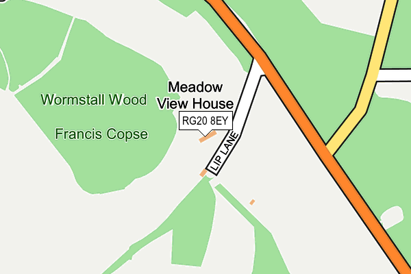 RG20 8EY map - OS OpenMap – Local (Ordnance Survey)