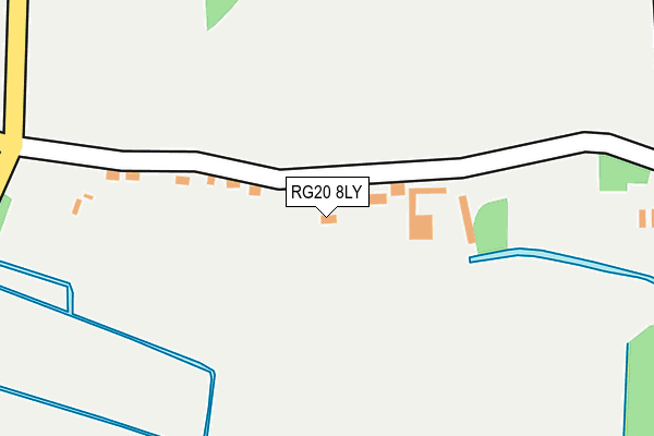 RG20 8LY map - OS OpenMap – Local (Ordnance Survey)