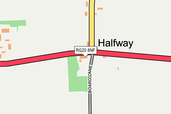 RG20 8NF map - OS OpenMap – Local (Ordnance Survey)