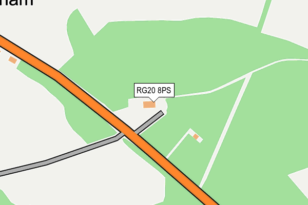 RG20 8PS map - OS OpenMap – Local (Ordnance Survey)