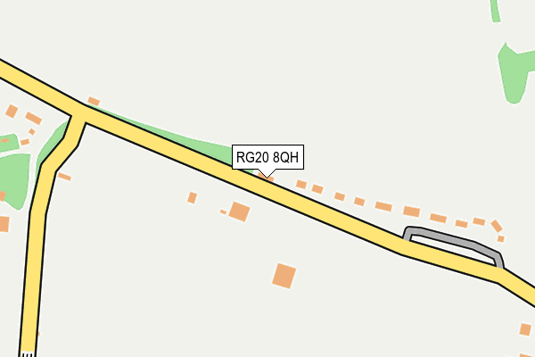 RG20 8QH map - OS OpenMap – Local (Ordnance Survey)