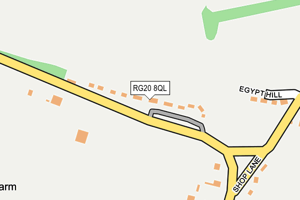 RG20 8QL map - OS OpenMap – Local (Ordnance Survey)