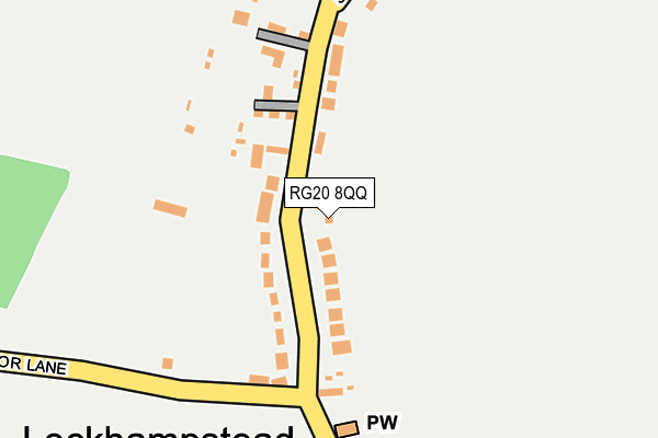 RG20 8QQ map - OS OpenMap – Local (Ordnance Survey)
