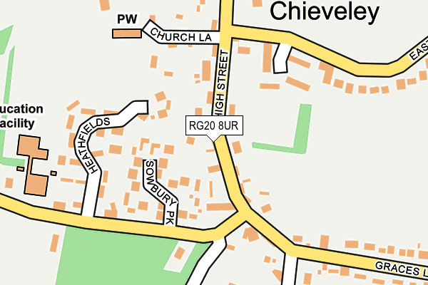 RG20 8UR map - OS OpenMap – Local (Ordnance Survey)