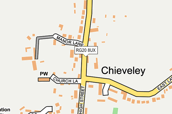 RG20 8UX map - OS OpenMap – Local (Ordnance Survey)