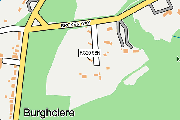 RG20 9BN map - OS OpenMap – Local (Ordnance Survey)