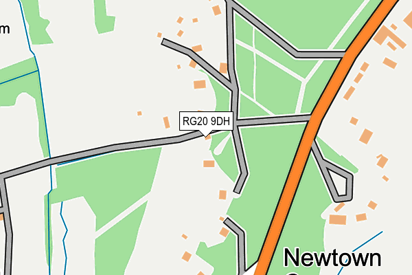 RG20 9DH map - OS OpenMap – Local (Ordnance Survey)