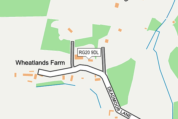 RG20 9DL map - OS OpenMap – Local (Ordnance Survey)