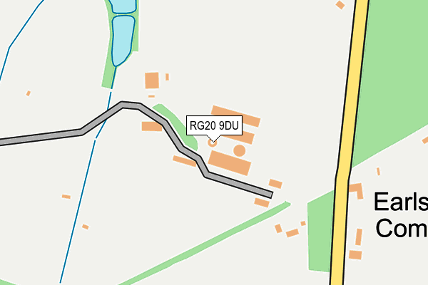 RG20 9DU map - OS OpenMap – Local (Ordnance Survey)