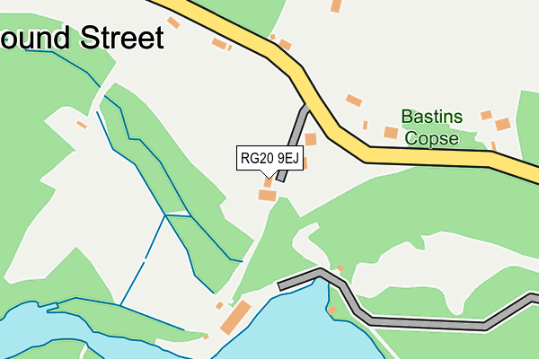RG20 9EJ map - OS OpenMap – Local (Ordnance Survey)