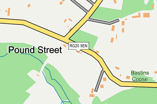 RG20 9EN map - OS OpenMap – Local (Ordnance Survey)