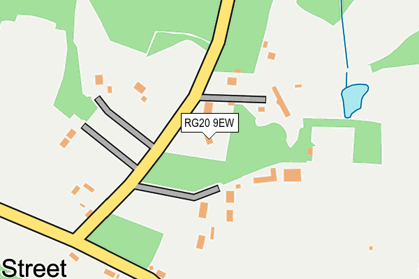 RG20 9EW map - OS OpenMap – Local (Ordnance Survey)