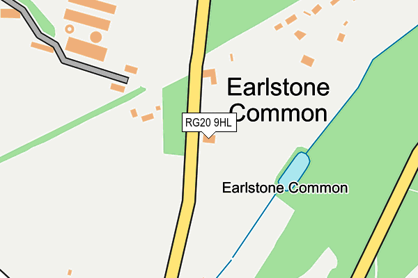 RG20 9HL map - OS OpenMap – Local (Ordnance Survey)