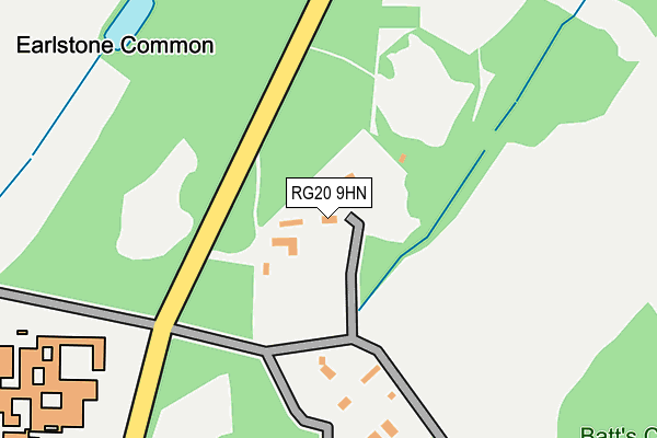 RG20 9HN map - OS OpenMap – Local (Ordnance Survey)