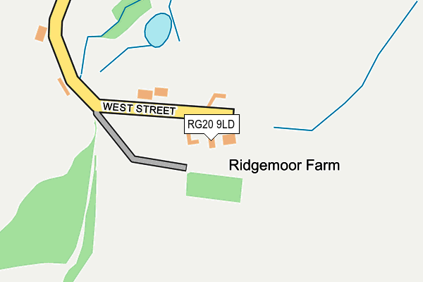 RG20 9LD map - OS OpenMap – Local (Ordnance Survey)