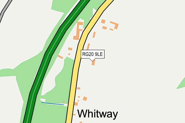 RG20 9LE map - OS OpenMap – Local (Ordnance Survey)