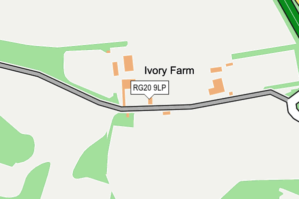 RG20 9LP map - OS OpenMap – Local (Ordnance Survey)