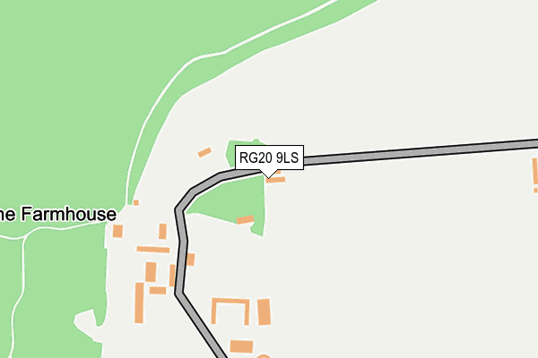RG20 9LS map - OS OpenMap – Local (Ordnance Survey)