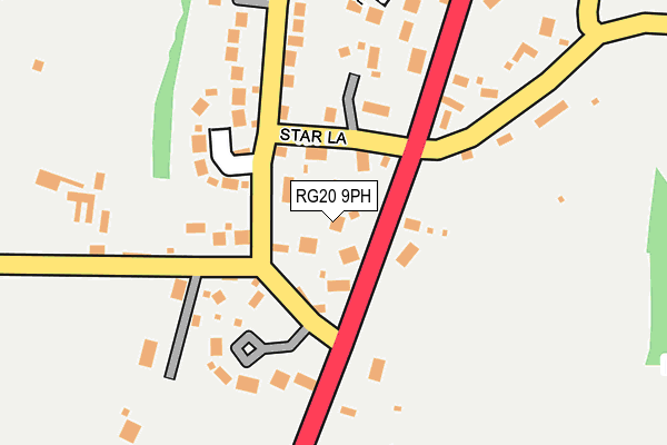 RG20 9PH map - OS OpenMap – Local (Ordnance Survey)