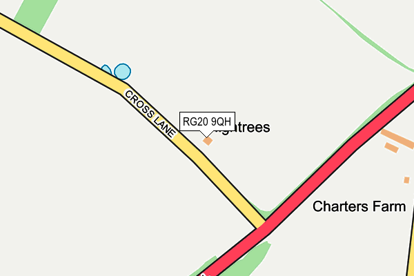 RG20 9QH map - OS OpenMap – Local (Ordnance Survey)