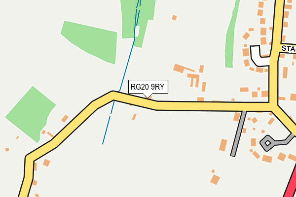 RG20 9RY map - OS OpenMap – Local (Ordnance Survey)