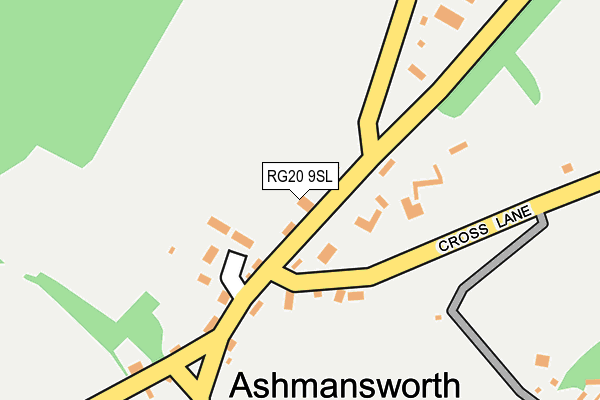 RG20 9SL map - OS OpenMap – Local (Ordnance Survey)