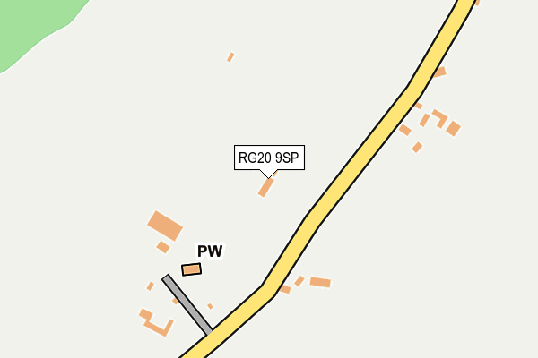 RG20 9SP map - OS OpenMap – Local (Ordnance Survey)