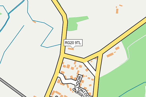 RG20 9TL map - OS OpenMap – Local (Ordnance Survey)