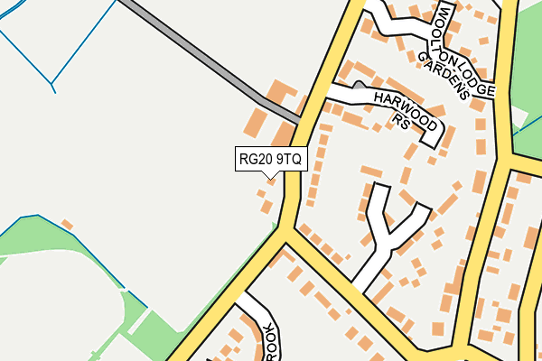 RG20 9TQ map - OS OpenMap – Local (Ordnance Survey)