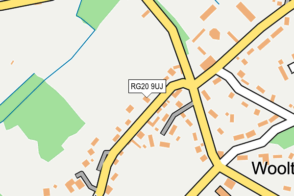 RG20 9UJ map - OS OpenMap – Local (Ordnance Survey)