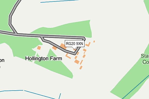 RG20 9XN map - OS OpenMap – Local (Ordnance Survey)