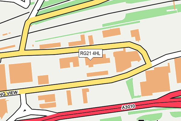 RG21 4HL map - OS OpenMap – Local (Ordnance Survey)