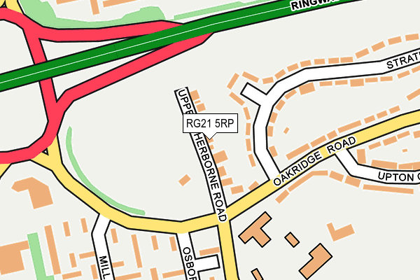 RG21 5RP map - OS OpenMap – Local (Ordnance Survey)