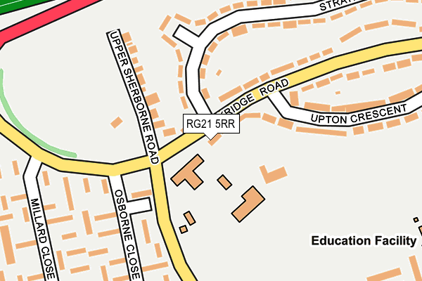 RG21 5RR map - OS OpenMap – Local (Ordnance Survey)