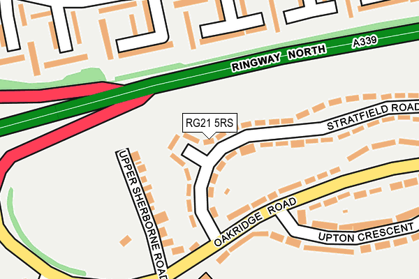 RG21 5RS map - OS OpenMap – Local (Ordnance Survey)
