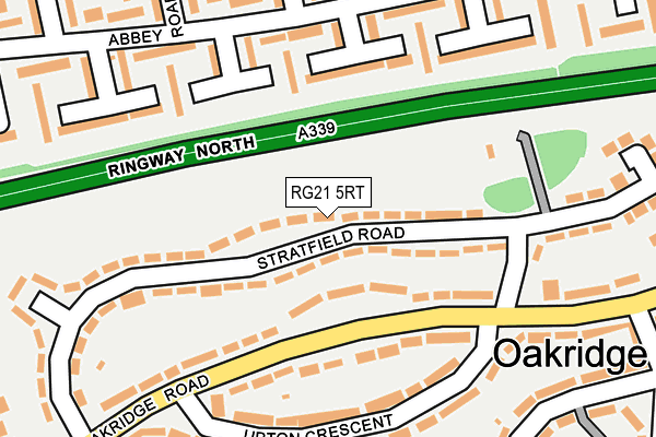 RG21 5RT map - OS OpenMap – Local (Ordnance Survey)