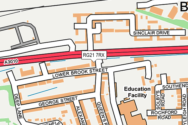 RG21 7RX map - OS OpenMap – Local (Ordnance Survey)