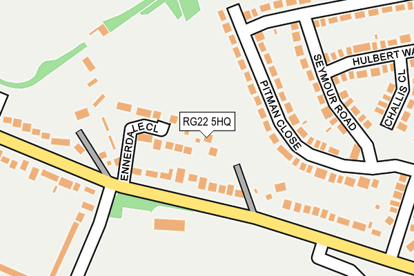 RG22 5HQ map - OS OpenMap – Local (Ordnance Survey)