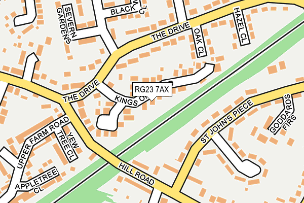 Map of JOC SPORTS THERAPIES LTD at local scale