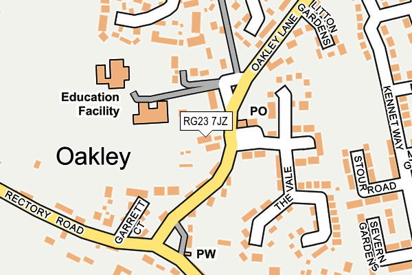 Map of VAN DER PUBS LIMITED at local scale
