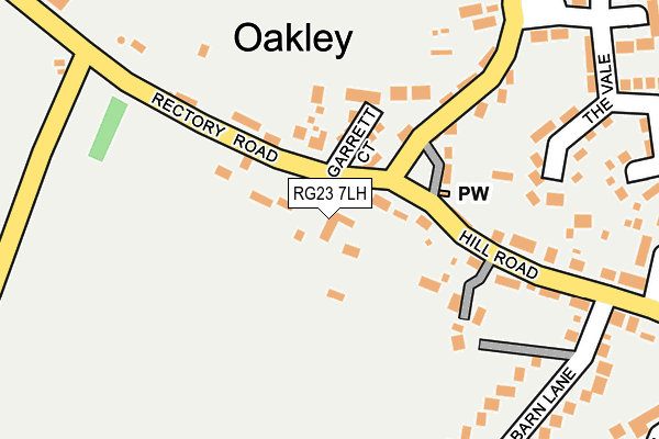 RG23 7LH map - OS OpenMap – Local (Ordnance Survey)